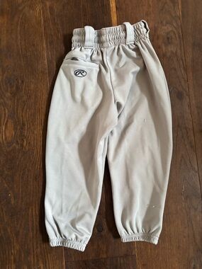 Rawlings Light Gray Athletic Pants for Tee Ball Baseball Softball